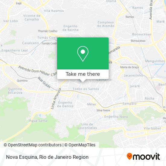 Nova Esquina map