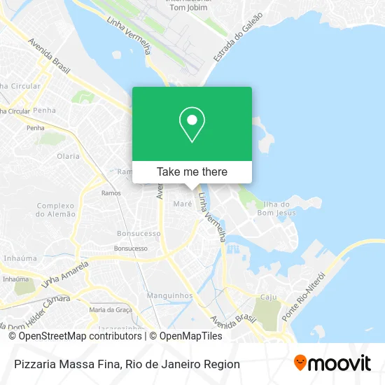 Pizzaria Massa Fina map