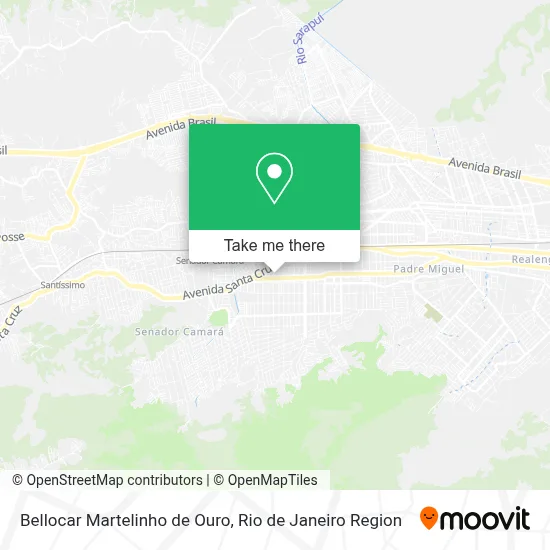 Bellocar Martelinho de Ouro map