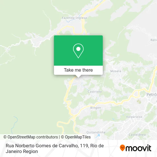 Rua Norberto Gomes de Carvalho, 119 map