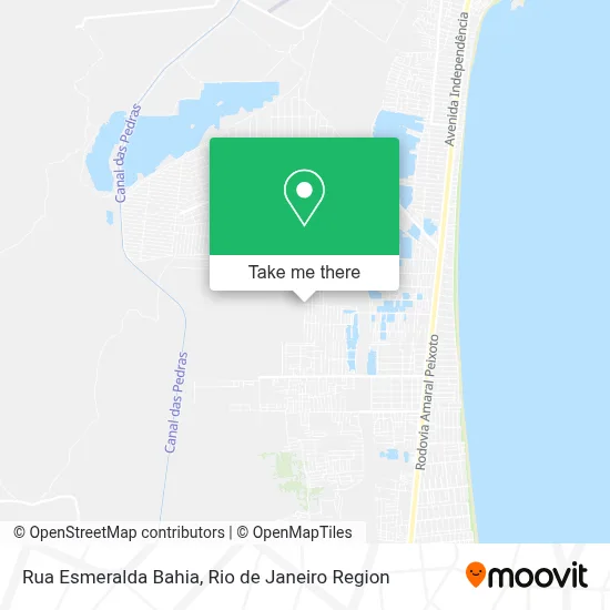Rua Esmeralda Bahia map