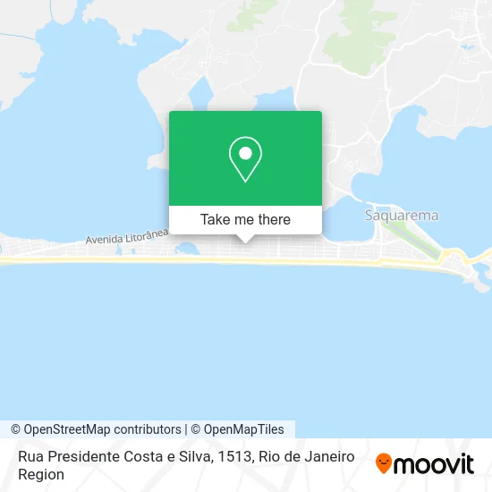 Rua Presidente Costa e Silva, 1513 map