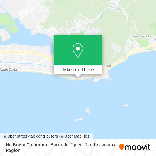 Na Brasa Columbia - Barra da Tijuca map