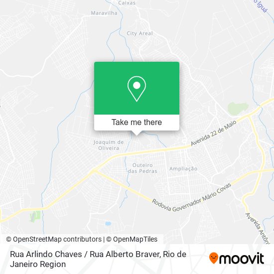 Rua Arlindo Chaves / Rua Alberto Braver map