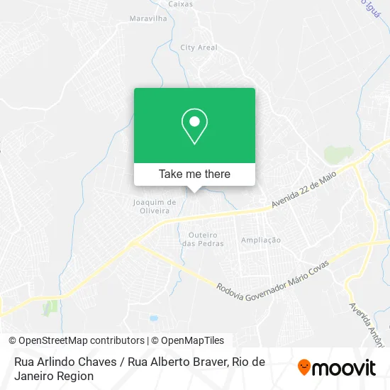 Rua Arlindo Chaves / Rua Alberto Braver map