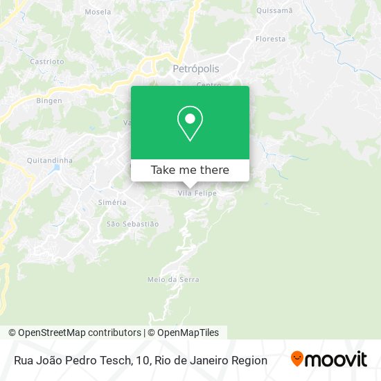 Rua João Pedro Tesch, 10 map