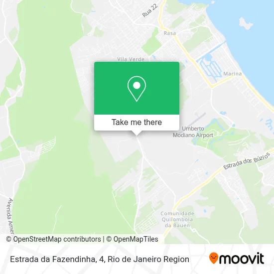 Estrada da Fazendinha, 4 map