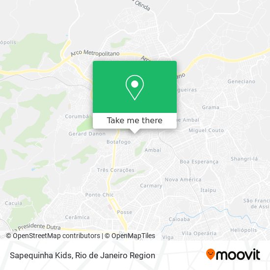 Sapequinha Kids map