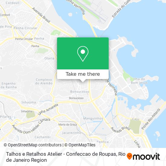 Talhos e Retalhos Atelier - Confeccao de Roupas map