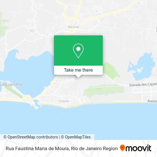 Rua Faustina Maria de Moura map