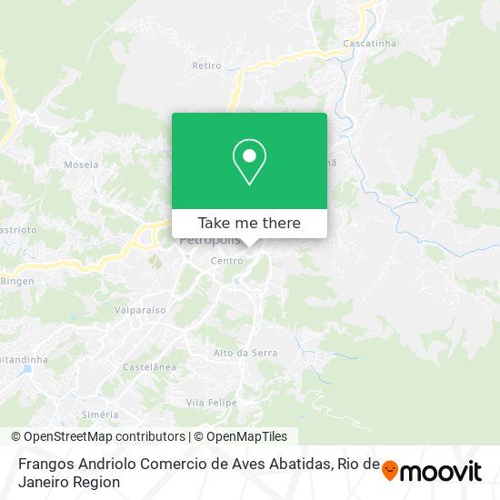 Frangos Andriolo Comercio de Aves Abatidas map