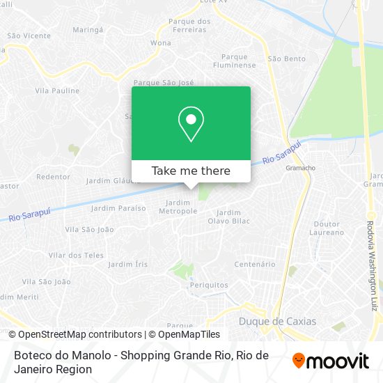 Boteco do Manolo - Shopping Grande Rio map