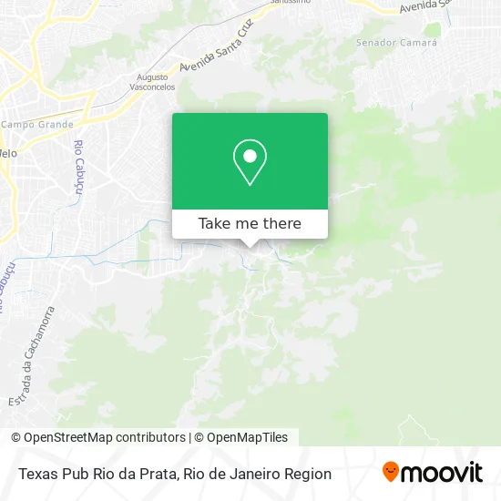 Texas Pub Rio da Prata map