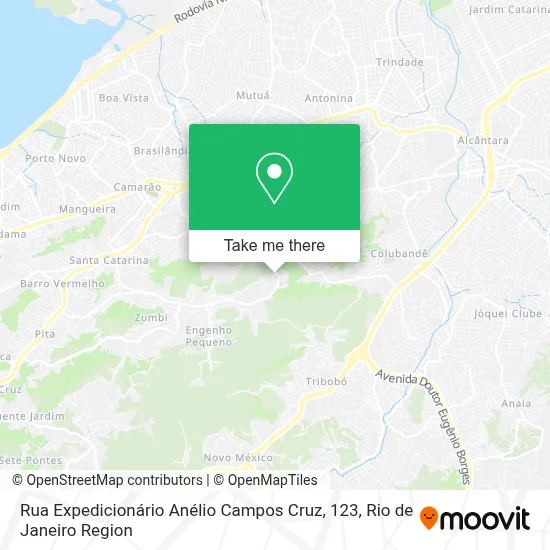 Rua Expedicionário Anélio Campos Cruz, 123 map