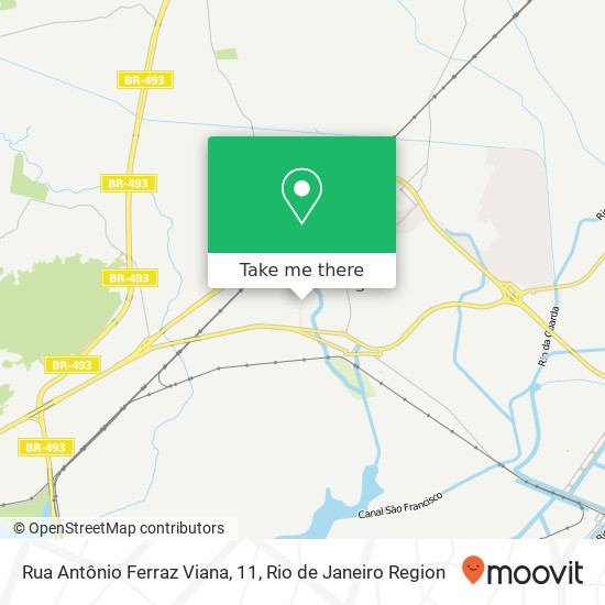 Mapa Rua Antônio Ferraz Viana, 11