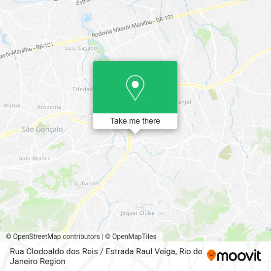 Rua Clodoaldo dos Reis / Estrada Raul Veiga map