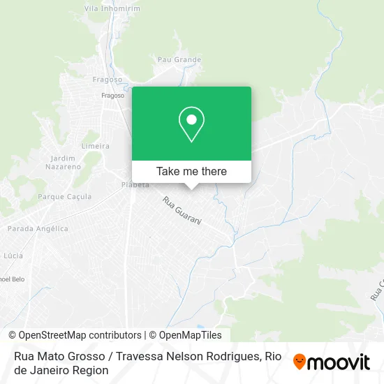 Rua Mato Grosso / Travessa Nelson Rodrigues map
