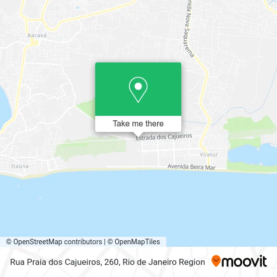 Rua Praia dos Cajueiros, 260 map