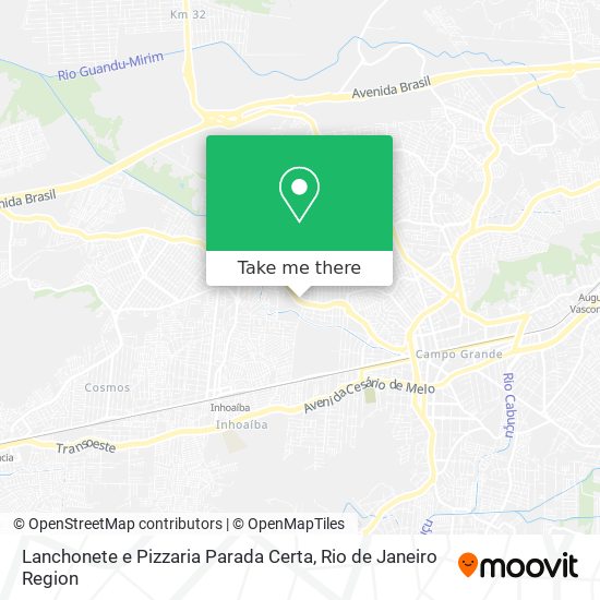 Lanchonete e Pizzaria Parada Certa map