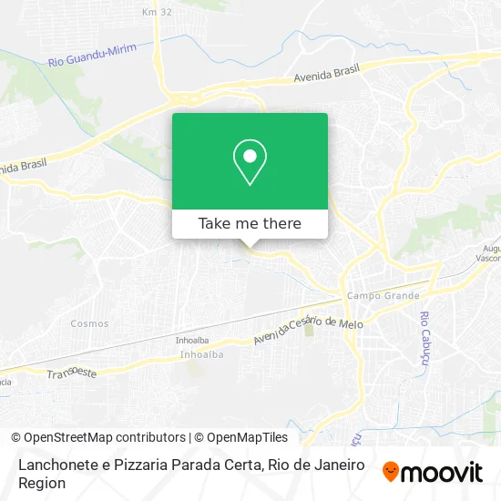 Lanchonete e Pizzaria Parada Certa map