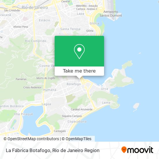 La Fábrica Botafogo map