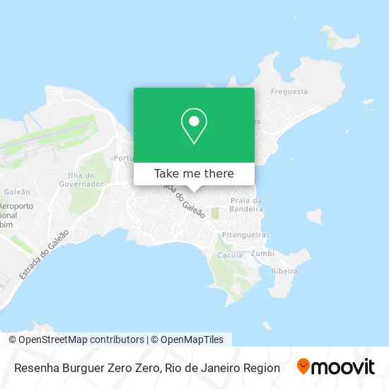 Resenha Burguer Zero Zero map