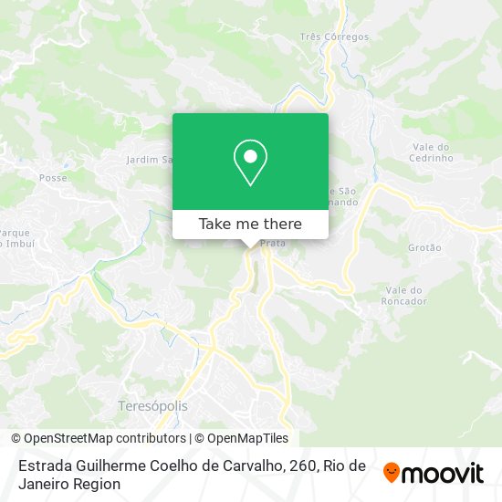 Estrada Guilherme Coelho de Carvalho, 260 map