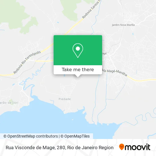 Rua Visconde de Mage, 280 map