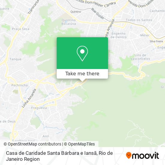 Casa de Caridade Santa Bárbara e Iansã map