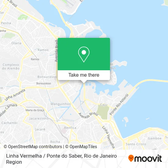 Linha Vermelha / Ponte do Saber map