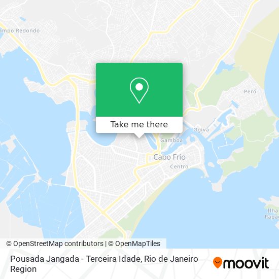 Mapa Pousada Jangada - Terceira Idade