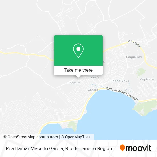 Rua Itamar Macedo Garcia map