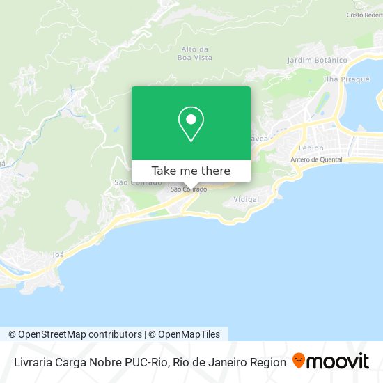 Livraria Carga Nobre PUC-Rio map