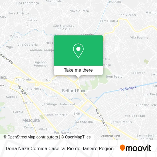 Dona Naza Comida Caseira map