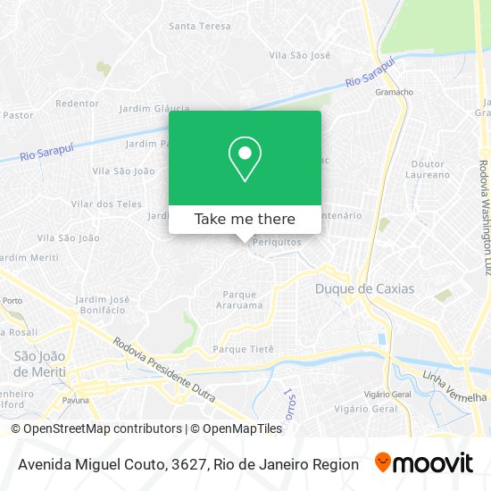 Avenida Miguel Couto, 3627 map