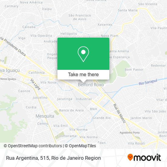 Rua Argentina, 515 map