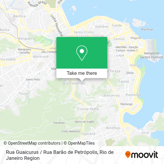 Rua Guaicurus / Rua Barão de Petrópolis map