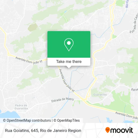 Rua Goiatins, 645 map