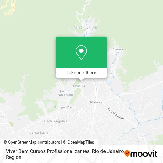 Viver Bem Cursos Profissionalizantes map