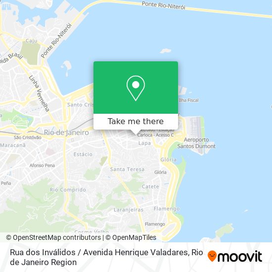 Rua dos Inválidos / Avenida Henrique Valadares map