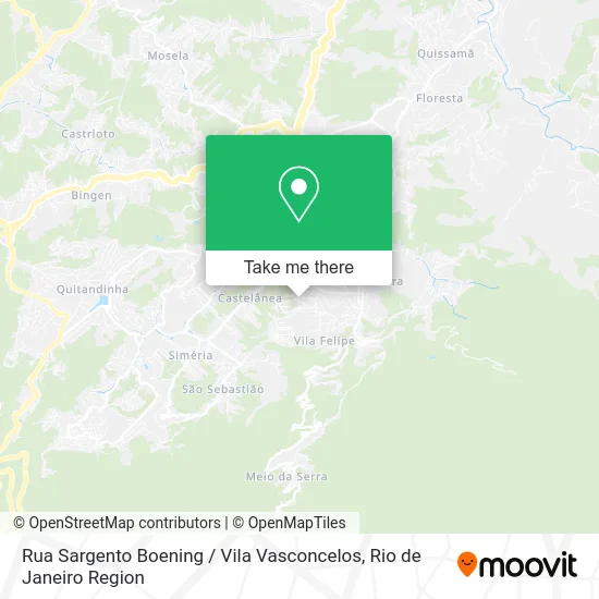 Rua Sargento Boening / Vila Vasconcelos map
