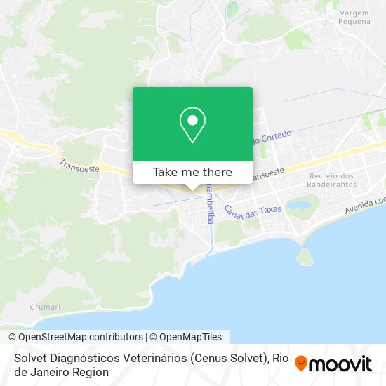 Solvet Diagnósticos Veterinários (Cenus Solvet) map