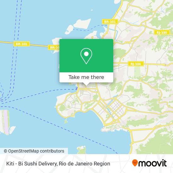 Kiti - Bi Sushi Delivery map