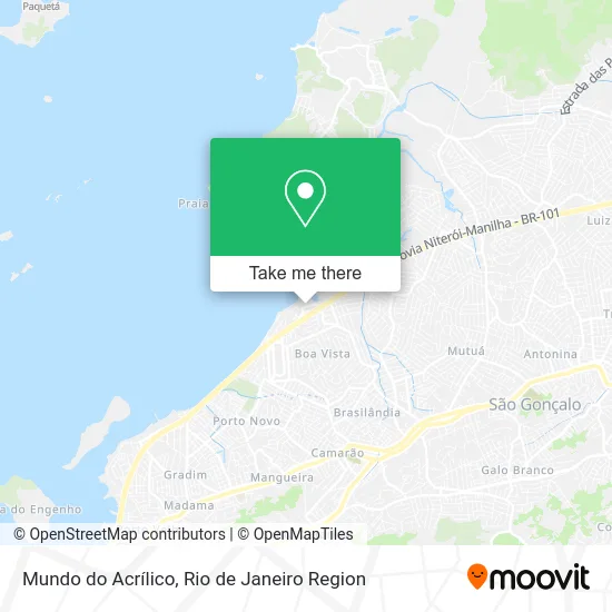 Mundo do Acrílico map