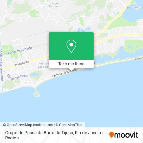 Grupo de Pesca da Barra da Tijuca map