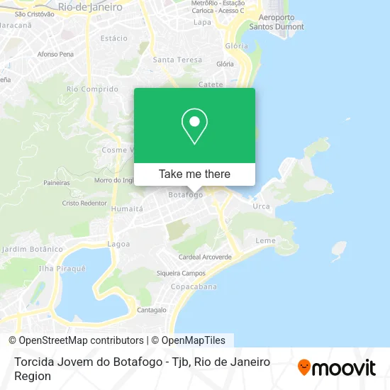 Torcida Jovem do Botafogo - Tjb map