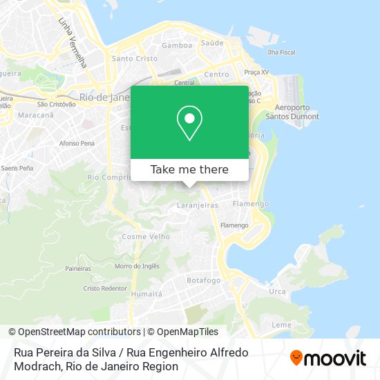 Rua Pereira da Silva / Rua Engenheiro Alfredo Modrach map