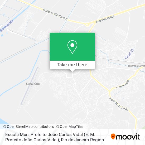 Escola Mun. Prefeito João Carlos Vidal (E. M. Prefeito João Carlos Vidal) map