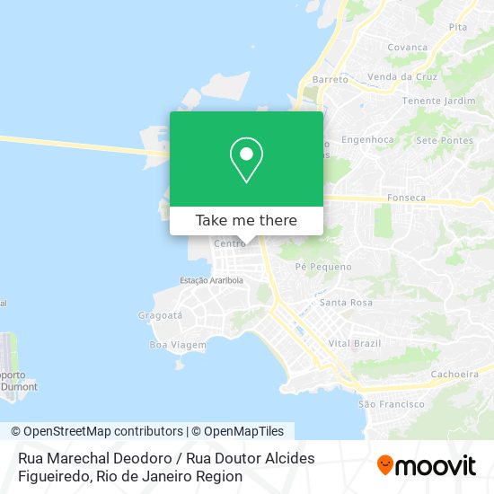 Mapa Rua Marechal Deodoro / Rua Doutor Alcides Figueiredo