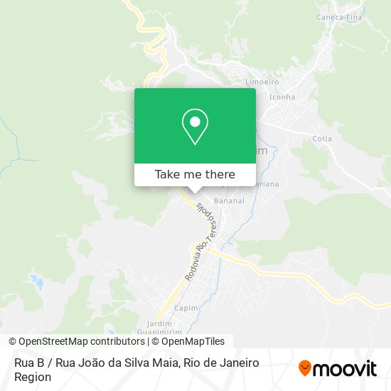 Rua B / Rua João da Silva Maia map